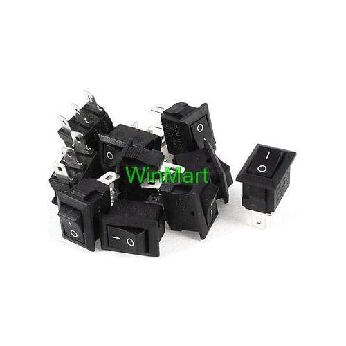 20 Pcs XL601-11 3 Pin 2 Position ON/OFF SPST Panel Rocker Switch 3A/250V 6A/125V
