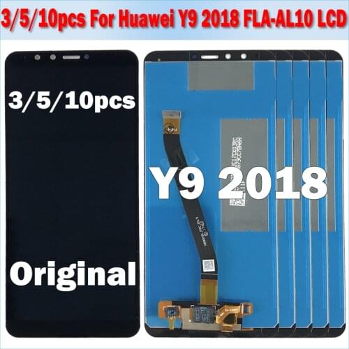 3/5/10pcs 100% Tested Display For Huawei Y9 2018 LCD For Huawei Enjoy 8 Plus LCD Touch Screen Digitizer Assembly Replacement