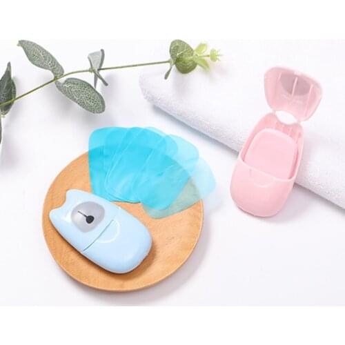 50pc/box Handwash Paper Soap Travel Portable Handwashing Bath Soap Disposable Sanitary Disinfect Sterilize Sanitizer Soap