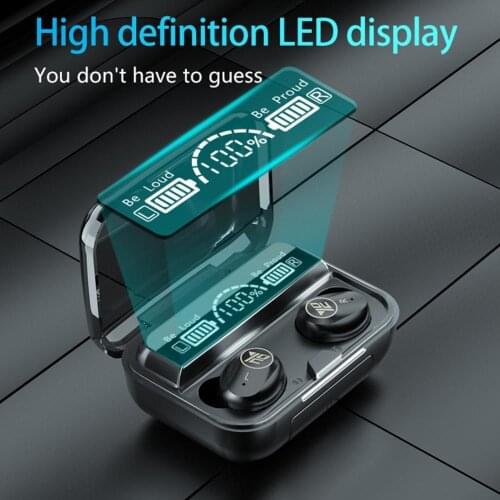 80% Off TWS M16 Semi-in-Ear Bluetooth 5.1 Sport Earphone with Charging Box Stereo Earbud