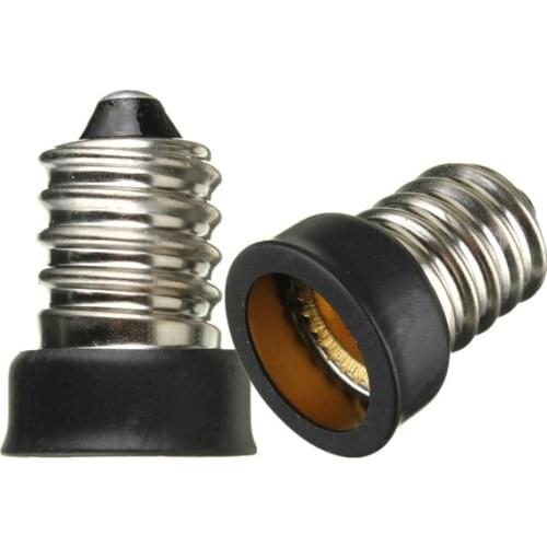 E14 to E12 Adapter Converter lamp adapter E12~E14 converter shrinkable tube New 100pcs