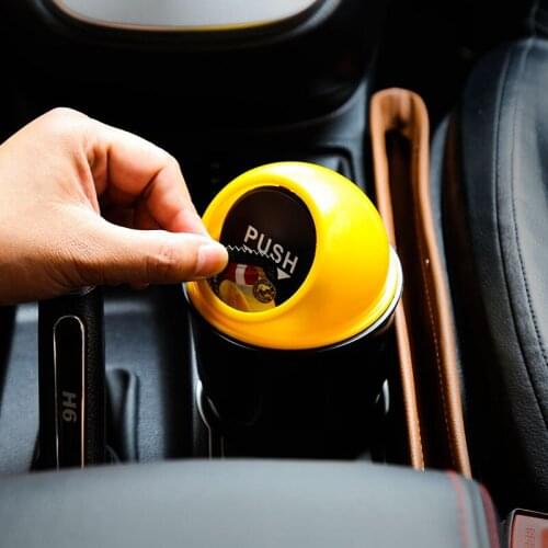 Car Garbage Trash Can Bin Container Basket For Mini Cooper One S JCW R55 R56 R57 R58 R60 R61 F54 F55 F56 F57 F60 Car Accessories