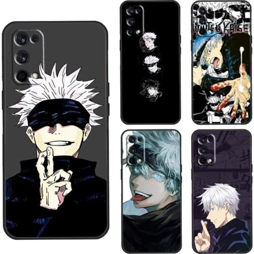 Satoru Gojo For OnePlus 9 Pro 8 7T 8T Nord Phone Case For Realme 8 Pro 6 7 Q3 Pro 7i C3 C15 C21 GT