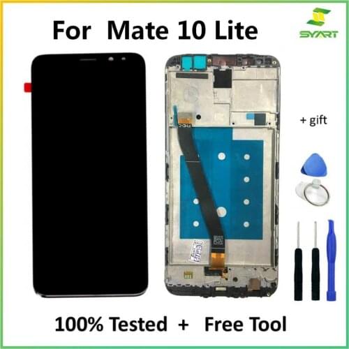 For Huawei Mate 10 Lite LCD Display Touch Screen Digitizer Assembly Replacement + Tools For G10 Plus Nova 2i RNE-AL00 5.9" LCDs
