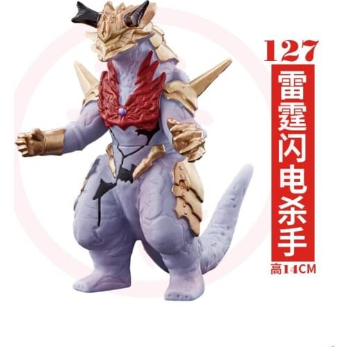 Bandai Genuine Ultraman Z PE Toys 500 Series Monster Thunder Killer Action Figure Model Ornament Toys Children Gifts