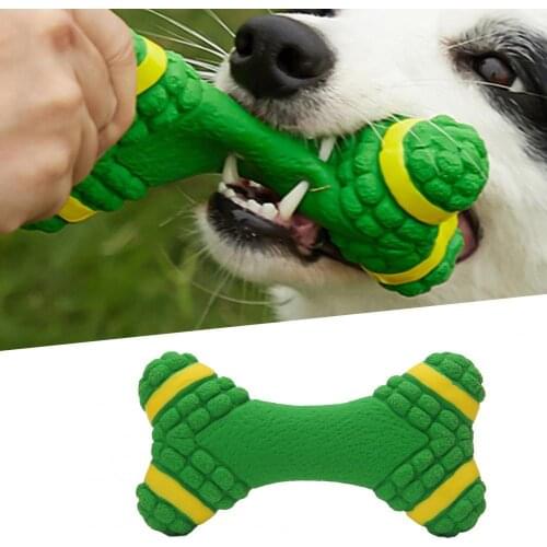 Pet Toy Breadsticks Shape Bite Resistant Latex Chewing Plaything Dog Toy Cleantooth Environmentally Friendly Toysfordogsandcat