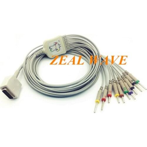 EKG CABLE ECG Cable One-Piece 10-Lead Shanghai Optoelectronics