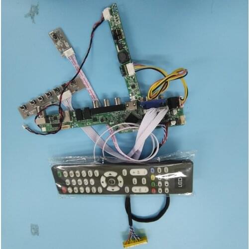 Kit for LM240WU8-SLD1 30pin 1920X1200 USB TV AV LCD Screen Panel VGA HDMI DIY CVBS Controller board LED LVDS 24"