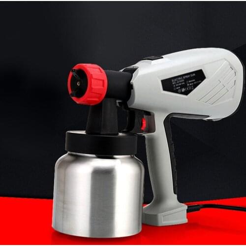 Spray Paint Gun High Voltage Electric Home Decoration Spray Gun Flow Control Latex Paint Spray Gun Aluminum Pot JST80009