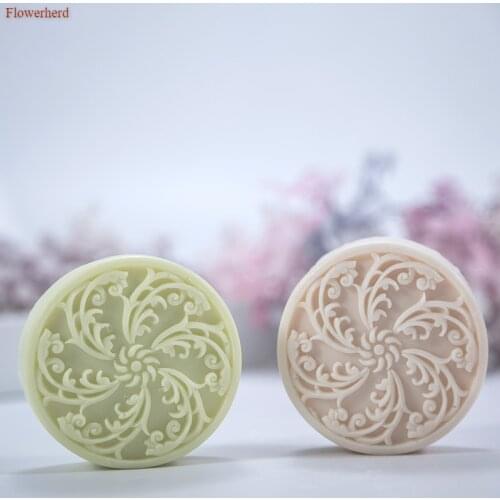 Creative Spiral Vine Fondant Cake Mold Handmade Soap Silicone Mold DIY Round Soap Mold Soap Making Supplies Chocolate Mold