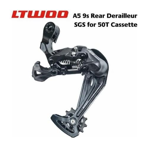 LTWOO A5 9 speed,27s Rear Derailleur compatible 50T Cassette, Compatible with ALIVIO / ACERA