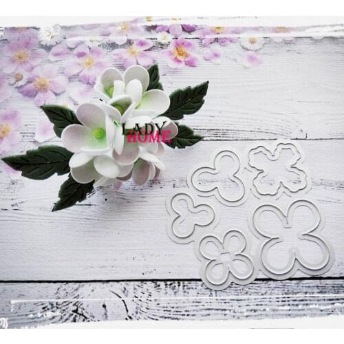 Small Flowers Craft Metal Cutting Dies Stencil Scrapbooking Template Photo Album Cards Paper Embossing DIY Dies Cut Die 2020