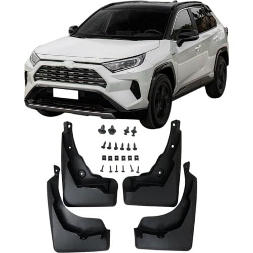 A Set Mud Flaps Splash Guards Fender Durable Mudguards for Toyota RAV4 2019 2020