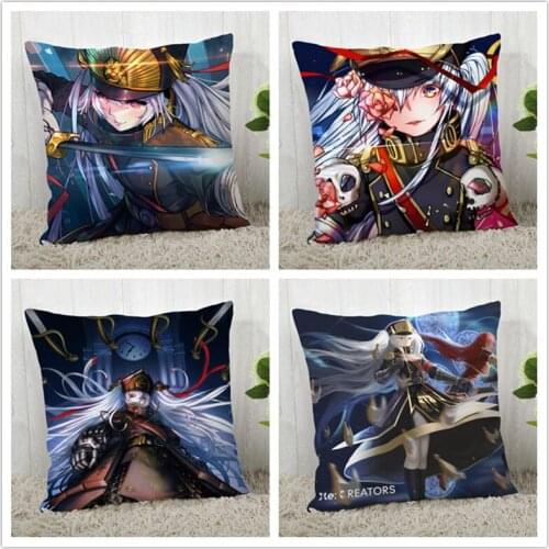 Custom Re:CREATORS Pillow Case Polyester Decorative Pillowcases zipper Pillow Case Pillowcase Cover Square 40*40cm drop shipping