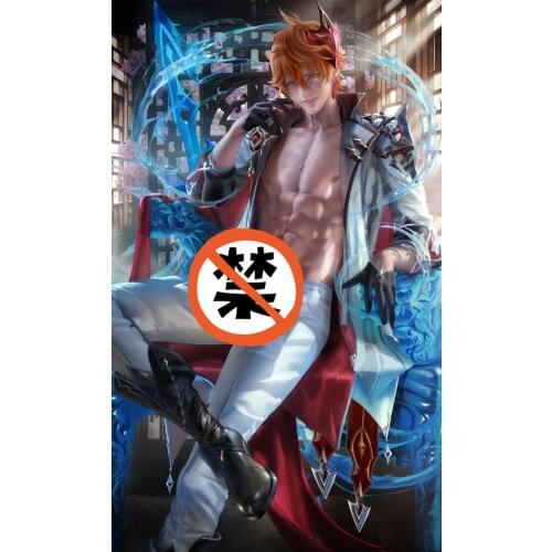 Print silk or canvas video games genshin impact sexy girl art poster 16x24 24x36 inch custom living room bedroom hanging picture