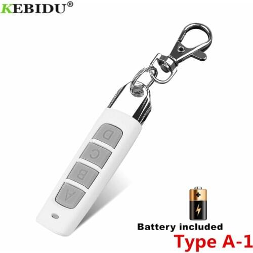 KEBIDU Cloning Remote Control Electric Copy Controller Transmitter Switch 4 Buttons Garage Gate Door Remote Key 433MHZ Auto Pair