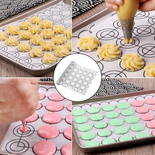 Macarons Silicone Pad Cake Dessert Cookie Non-stick Mat Baking Pad Pastry Tools Kitchen Tools Oven Silicone Baking Accessories