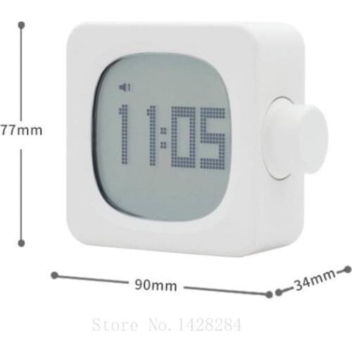 Xiaomi MUID Square Smart Alarm Clock Childrens Bedroom USB Charging Led Wake Up Night Light Multifunctional Snooze Alarm Clock
