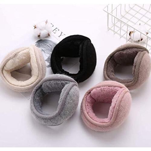 Modis Women Ear Earmuffs Winter Warm Bandless Fleece Ear Warmers Men Women Earcap Protect Ears Outdoor Apparel Accessories