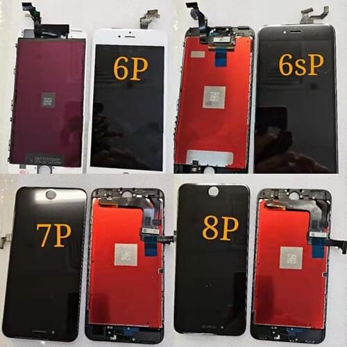 AAA Quality LCD For Apple iPhone 7 7P 8 8P Display Touch Screen Digitizer Assembly Replacement +Tempered Glass