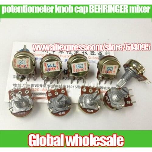 10pcs 148 type single joint potentiometer / B500 Europe B25K B300K handle 15MM potentiometer