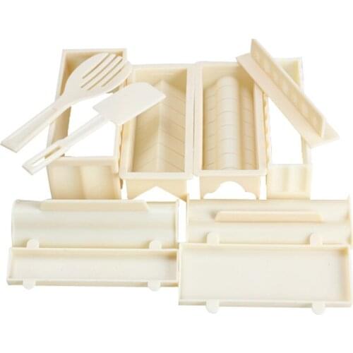 11Pcs/set Easy To Use DIY Sushi Maker Rice Mold Kitchen Making Tool Set For Roll Accessaries Cooking