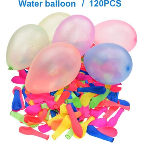 120pcs Colorful Water Balloons Boom For Children Party Wedding Party Decoration Hot Summer Sands Beach Water Balloons Boom Toy