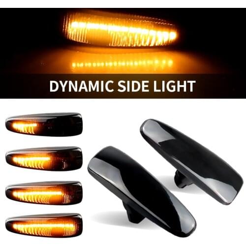 2PCS Turn Signal Lamp LED For Mistubishi Outlander Sport Mirage Sport Lancer Evolution X Light Car Dynamic Side Marker Blinker