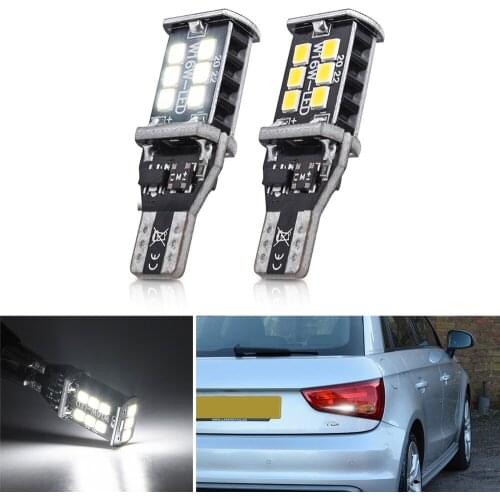 2X T15 W16W 921 955 Led Back-up Reversing Light Bulb For Audi A1 8X1 8XK Sportback 8XA 8XF Hatchback Canbus No Error Tail Lamp