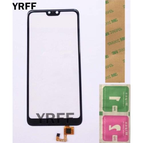 5.84'' Mobile Touch Screen For Doogee N10 / Y7 Perfect Repair Parts For Doogee Y7 Touch Panel Sensor Front Glass 3M Glue