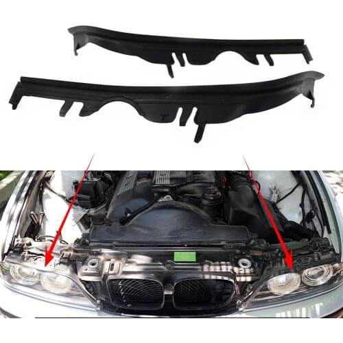 Car Auto Headlight Lens Gasket Rubber Seal Left Right Side LH RH for BMW E39 5 Series 1999-2003 63126908405 63126908406