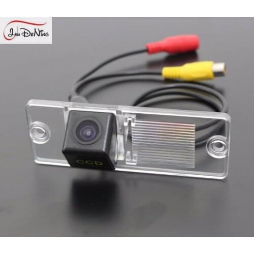 JanDeNing CCD Car Rear View Parking/Backup Reverse Camera License Plate Light OEM For Mitsubishi Lancer/Cedia /Virage 2000-2007