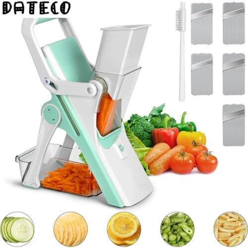 Safety slicer mandolin manual chopper vegetable cutter fruit french fries meat garlic masher kitchen accessories