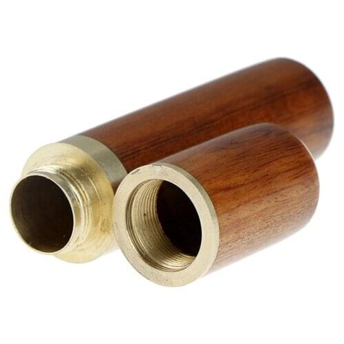 Wood Pill Box Cases Capsule Case Pearwood Handmade Craft Blackwood/Rosewood Outdoor Home Supplies