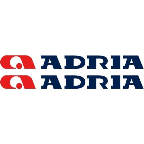 For 2 x ADRIA 80cm 7,6cm aufkleber sticker wohnmobil camper wohnwagen caravan Car Styling