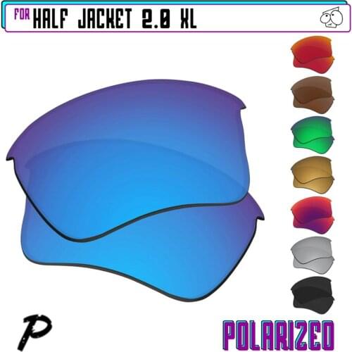 EZReplace Polarized Replacement Lenses for - Oakley Half Jacket 2.0 XL Sunglasses - Multiple Options