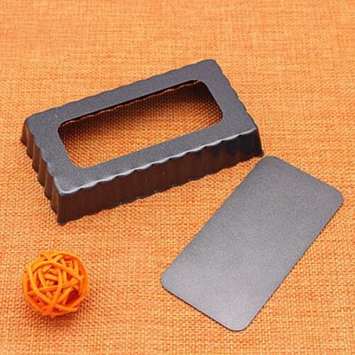 Square Cake Mold Fluted Pie Flan Pan Mold Pizza Cake Mould Removable Bottom Quiche Tools Carbon Steel Cake Mould Baking Tools