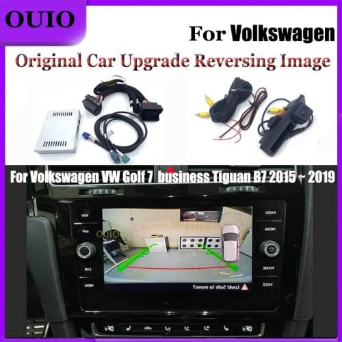 Reversing Camera Interface For Volkswagen VW Golf 7 business Tiguan B7 2015 ~ 2019 Adapter OEM screen upgrade Rear Decoder