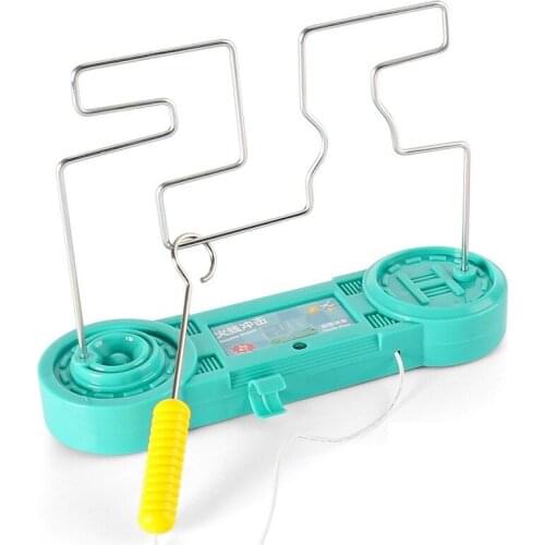 Classic Electric Kindergarten Science Electric Bump Maze Toy Training Concentration Kids Table Games Toys for Children Gifts