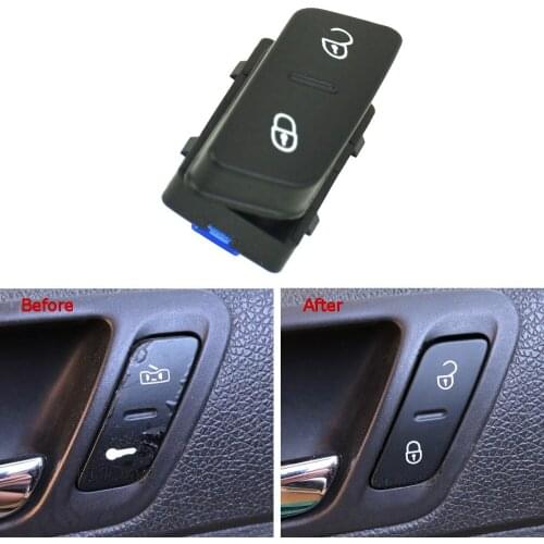 For Golf Jetta MK5 Tiguan CC 2009-2014 Car Central Door Lock Control Switch 1K0962125B Driver Side Safety Button