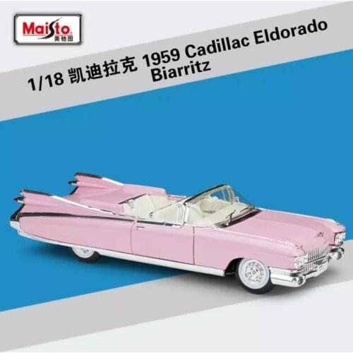 1: 18 Cadillac 1959 Eldorado Biarritz Alloy Car Model Childrens Toy Boys Birthday Present