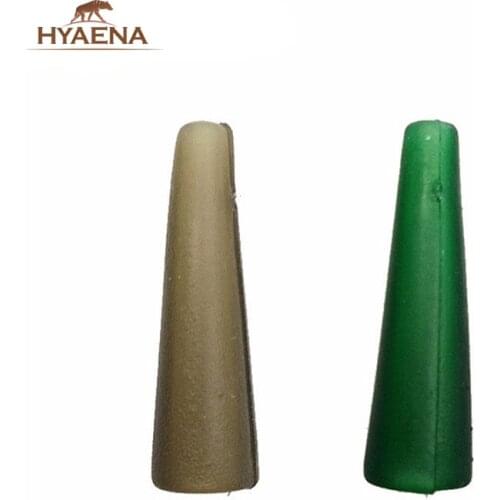 Hyaena 20pcs/set 2cm Carp Fishing Tail Rubbers Heavy Duty Lead Clip Sheath Tube Carp Rigs Sleeve Carp Fishing Tackle Accessories