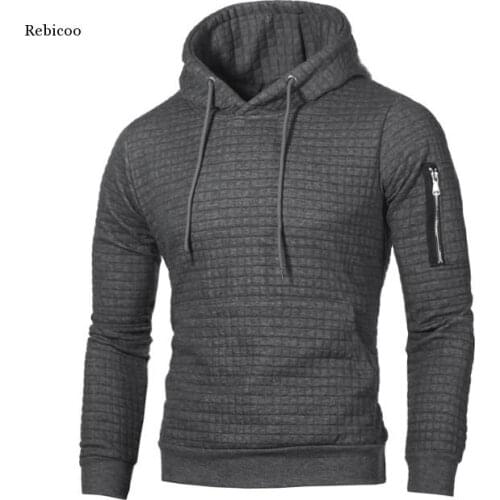 Sweater Men Solid Pullovers New Fashion Men Casual Hooded Sweater Autumn Winter Warm Femme Men Clothes Slim Fit Jumpers