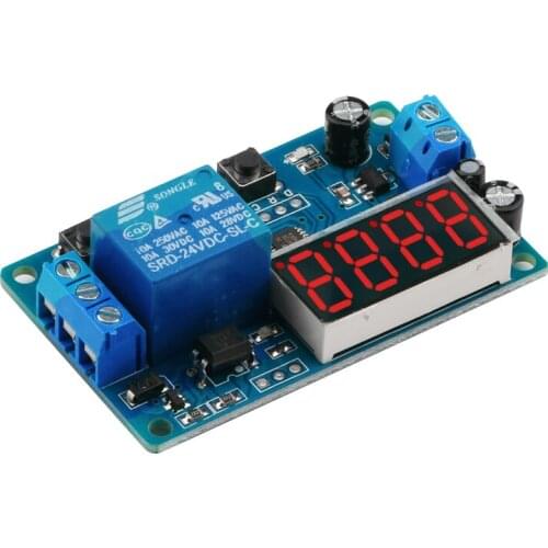 High Performance Digital LED Delay Timer Module Switch Control Relay DC 24V