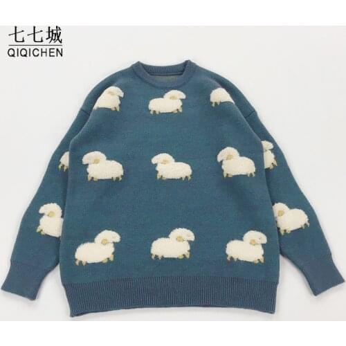 Cartoon Anime Knitting Sweater Men Women Hip Hop Winter Harajuku Vintage Ugly Sweaters Oversized Jumper Knitted Pullover Unisex