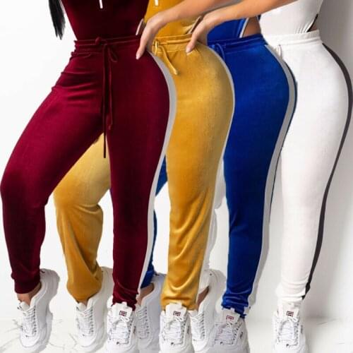 Women Seamless Leggings Stripe Print Pants Casual Control Sports Pants Running Trousers High Waist Stretch Gym Legging Yellow