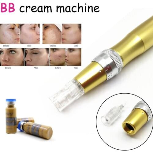 Golden Electric dr derma pen bb stayve Machine for scar stretch marks removal device Facail Skin Care treatment Beauty Tools