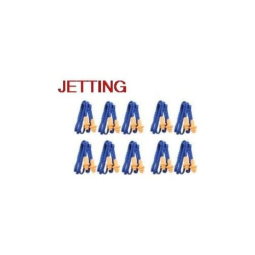 10pcs/Lot Soft Silicone Corded Reusable Ear Plug Washable Noise Defense Hearing Protection 3M High Quality Sleeping Supply