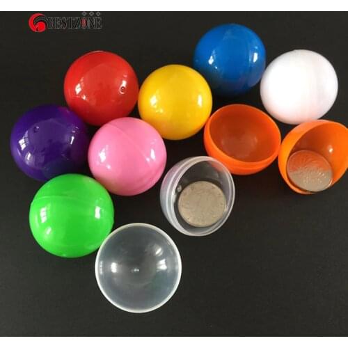 100Pcs/Lot 40MM Diameter Empty Plastic Toy Capsules For Ball Vending Machines Or Drawing Balls Free Shipping Surprise Ball
