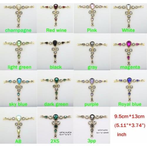 13*9.5cm Metal Shoe chain Decoration Rhinestone Fashion Luxury Attractive Ankle Barefoot Sandal Beach shoes Chain Foot Jewellery